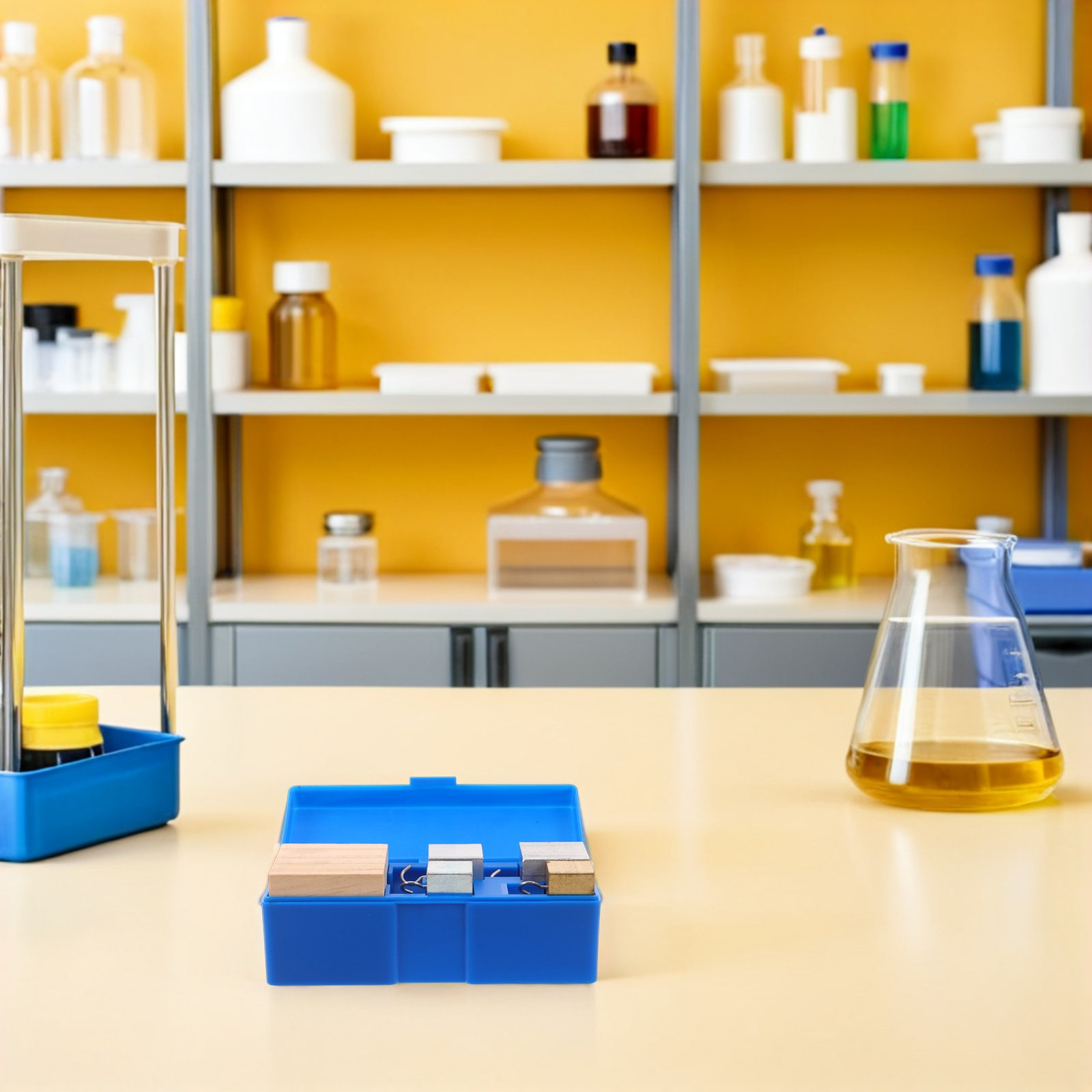 1セット：銅、鉄、アルミニウム、木材の密度測定用立方体セット - Lab Equipment のレビューと価格