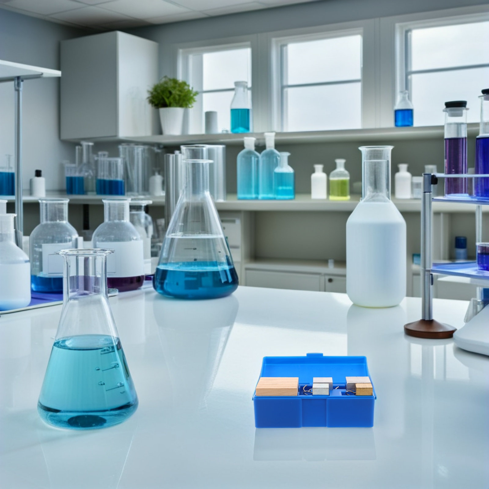 1セット：銅、鉄、アルミニウム、木材の密度測定用立方体セット - Lab Equipment のレビューと価格