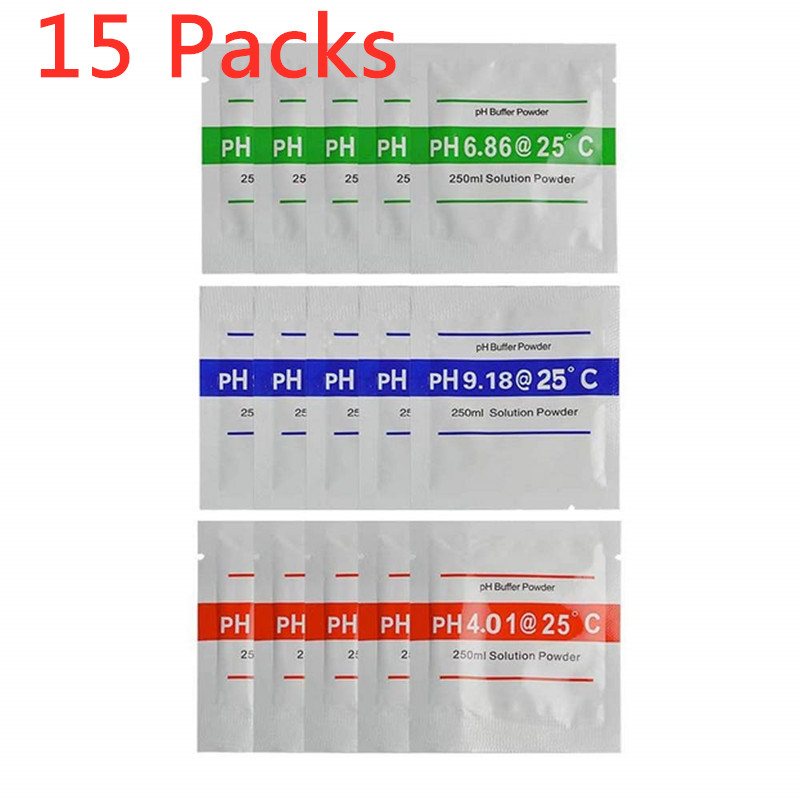 15個/ピース/ロット4.01 6.86 9.18 phキャ - Ph Meter Digital Water Tester のレビューと価格