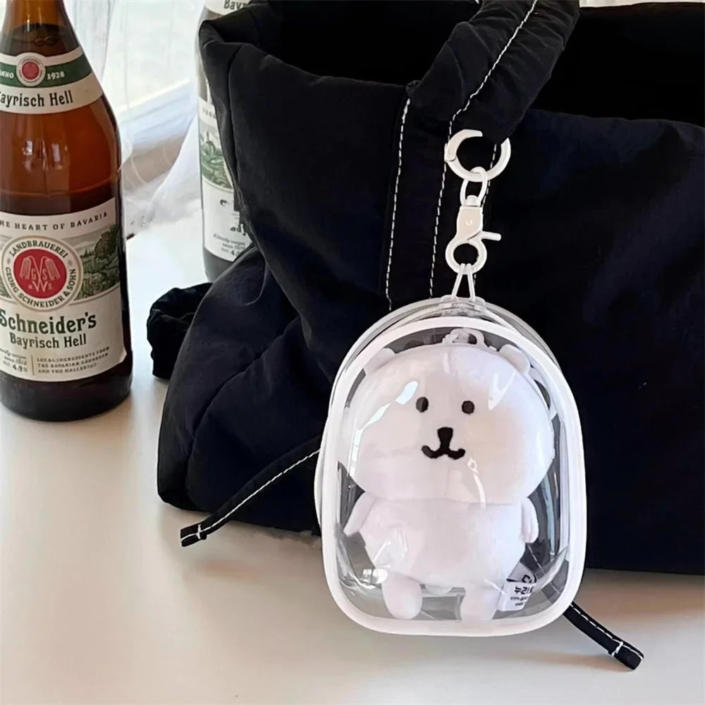新しい携帯用透明ファスナー付き収納バッグ、キーチェーン、漫画 - Packaging のレビューと価格
