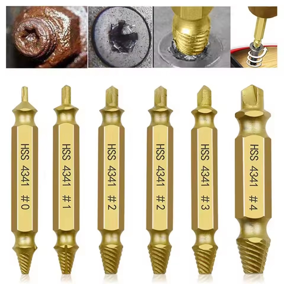 破損したネジ取り外しドリルビットセット、剥がれたり折れたネジ - Industrial Tools のレビューと価格